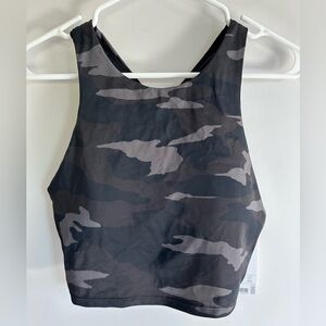 NWT Athleta D-DD Freestyle Camo Longline Bikini Top Size Medium